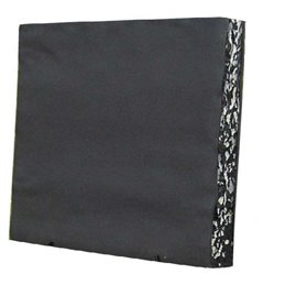 Zielscheibe Traditional Deluxe 80 x 80 mit schwarzer Oberfläche aus Recycelten Material Pfeilfang
