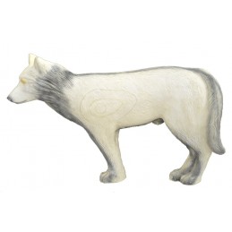 Leitold 3D Tier Weisser Wolf laufend