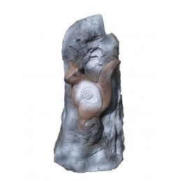 Leitold 3D Ziel Stein mit Eichhörnchen und Marder